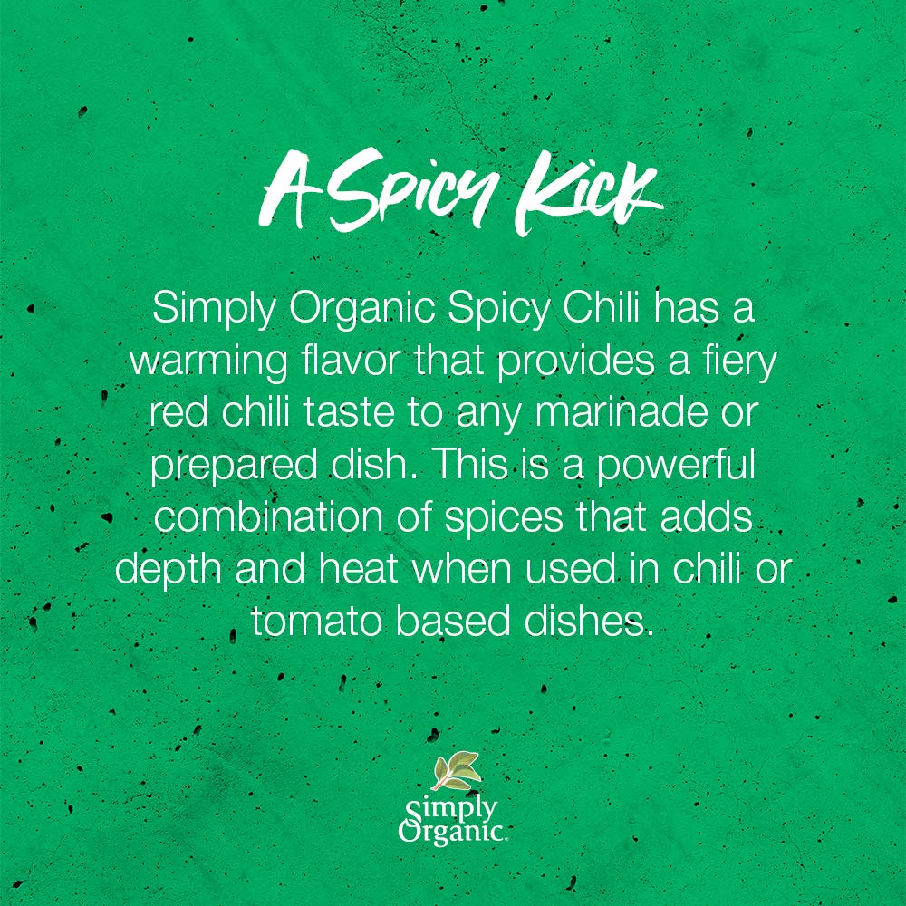 Simply Organic Cayenne Pepper, 2.89 Ounce | Pure, Organic Cayenne Peppers, No GMO's, Kosher Certified