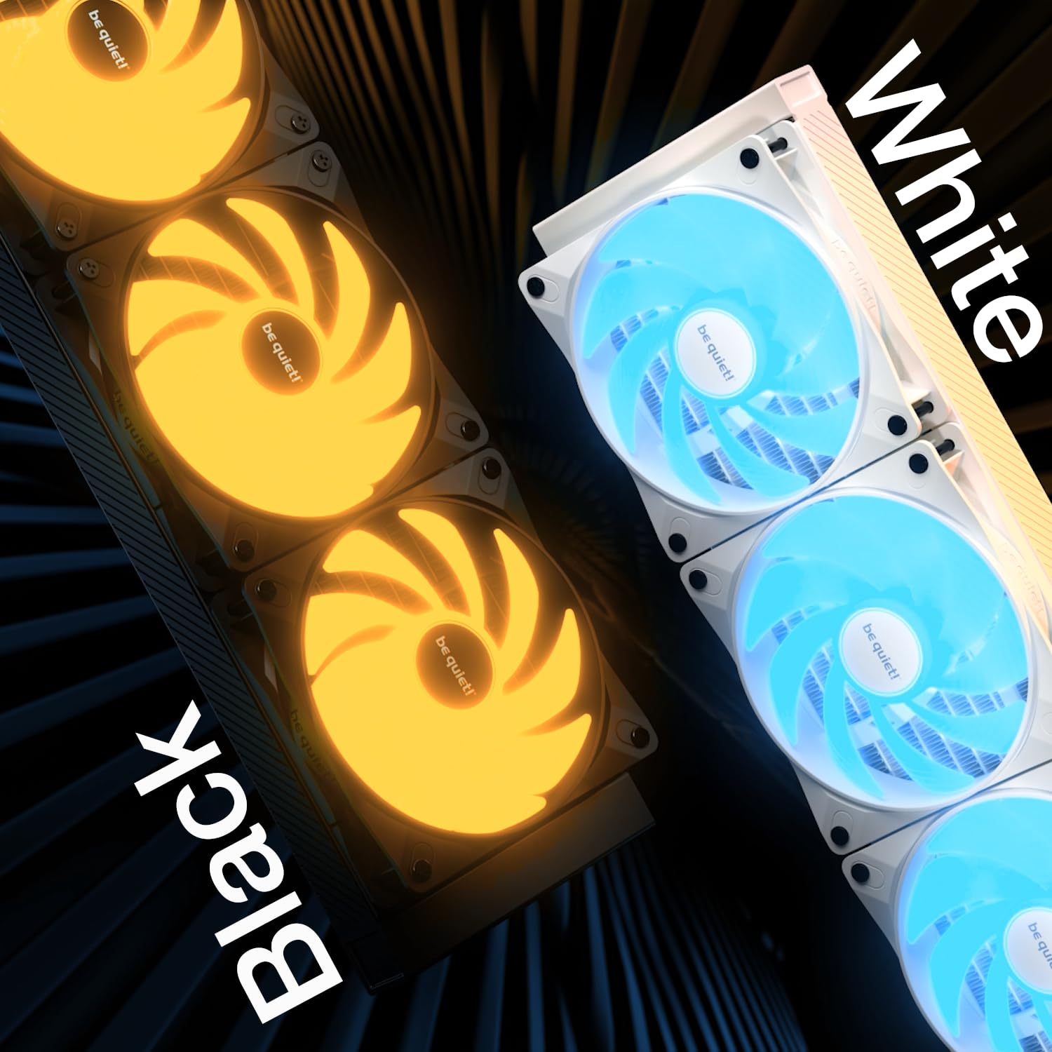 be quiet! Light Loop 360mm White CPU Liquid Cooler for Heavily Overclocked Systems, 3X Light Wings LX 120mm PWM high-Speed White Fan, Stylish ARGB Cooling Block, Extremely high Cooling Performance