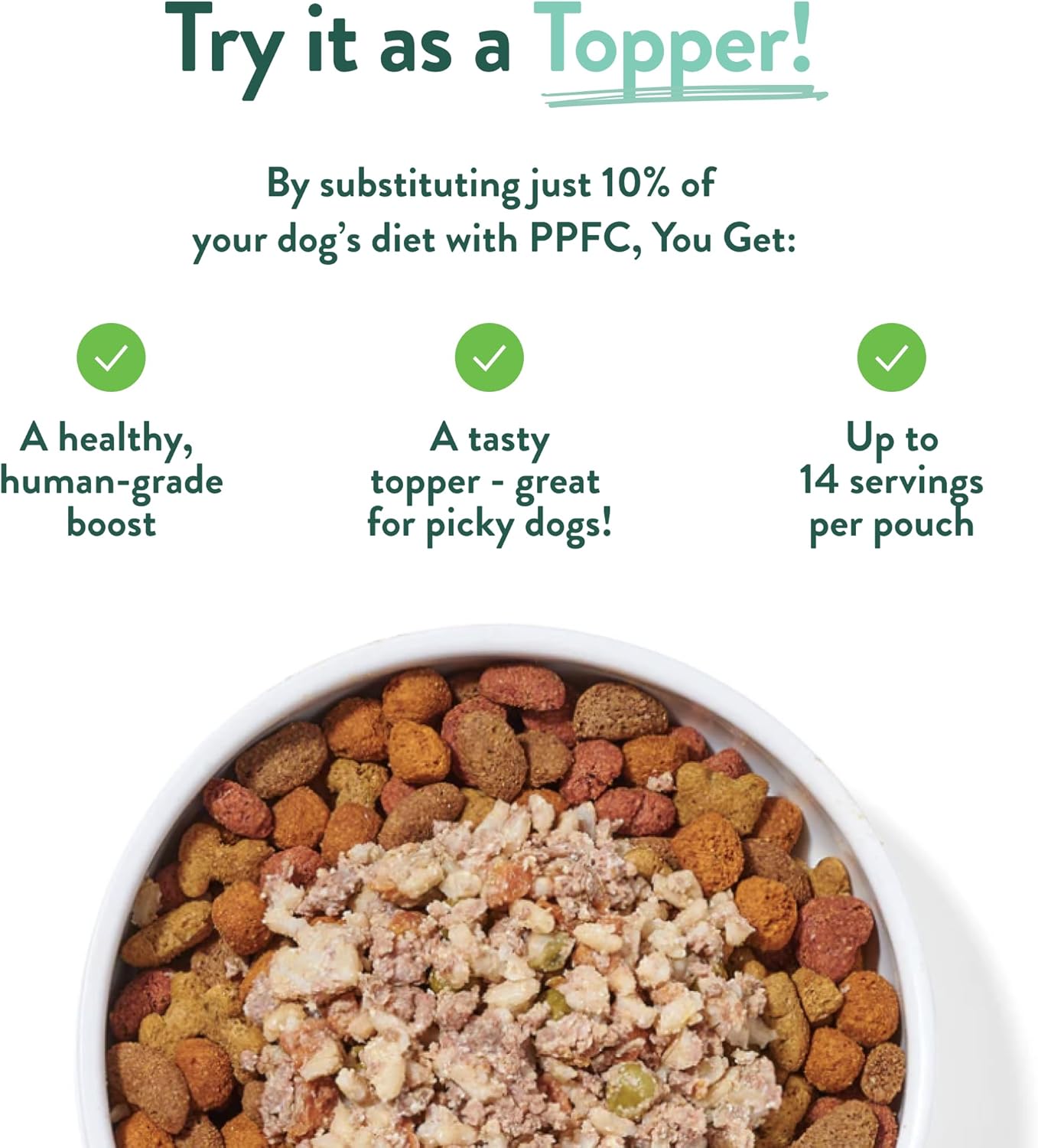 Portland Pet Food Company Fresh, Human Grade Dog Food Topper & Meal 5 Pack