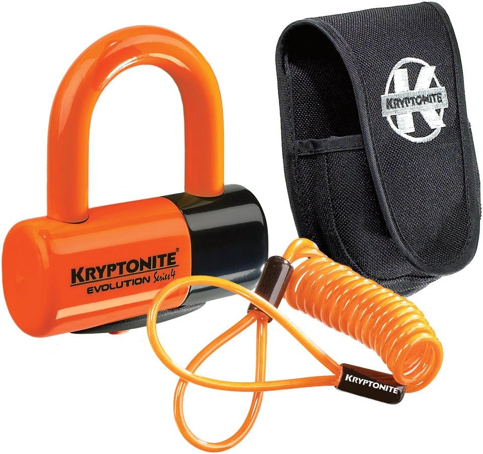 Kryptonite Series 4 Bicycle Disc Lock Premium Pack Bike Lock | bike-u-locks