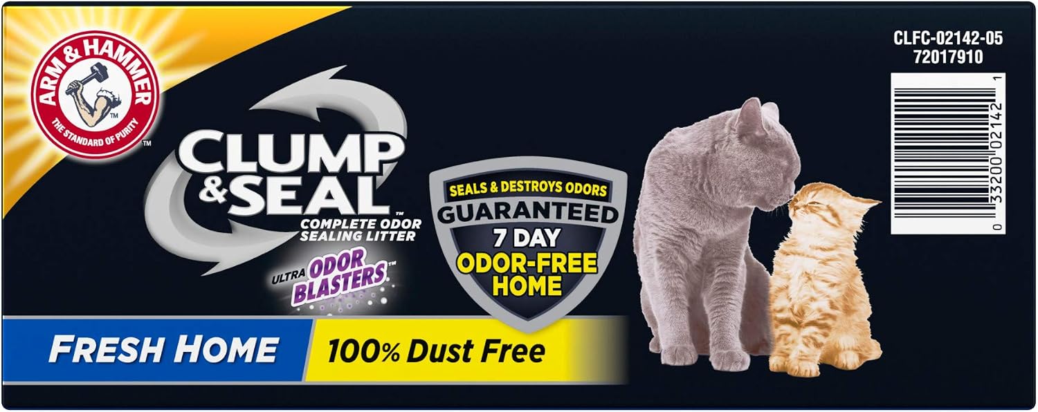ARM & HAMMER Clump & Seal Cat Litter, Fresh Scent 14lb