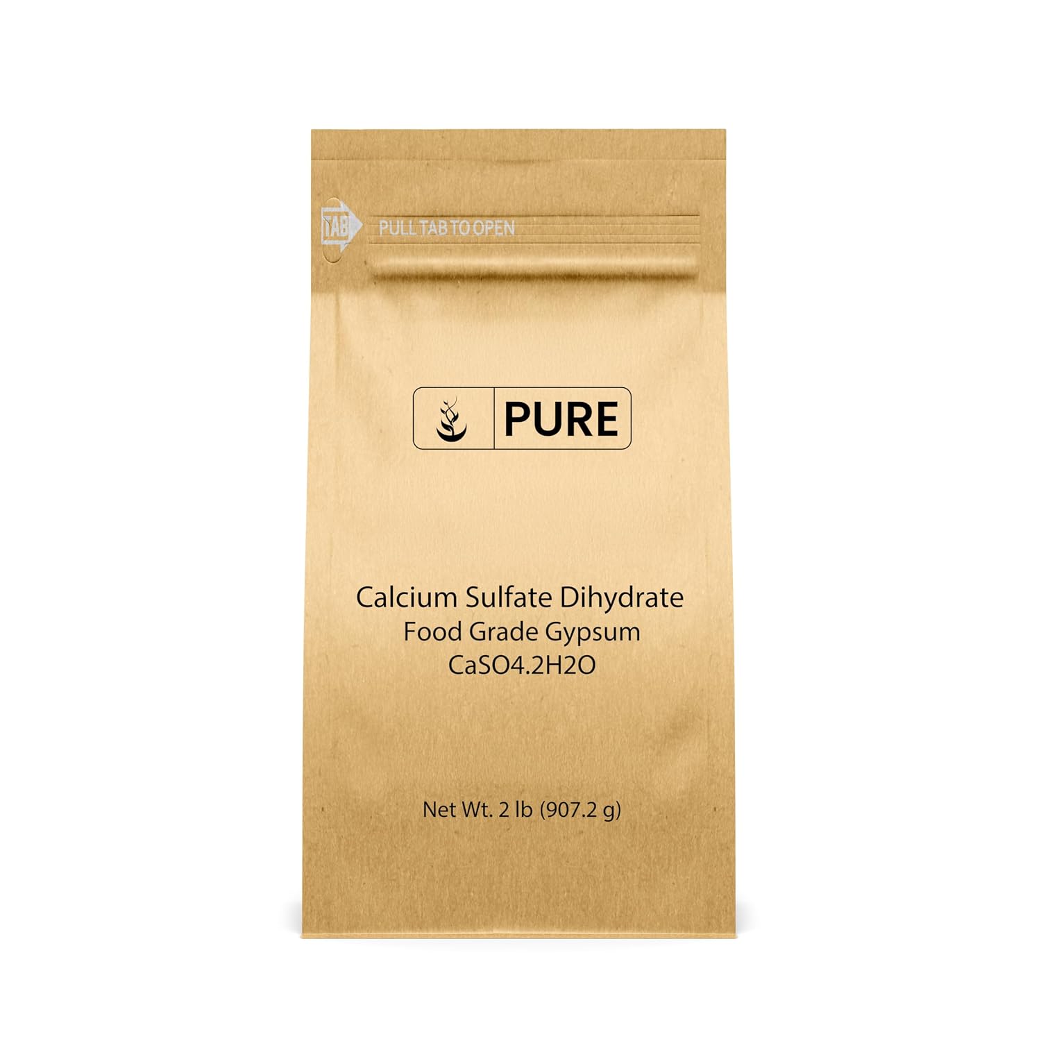 Pure Original Ingredients Calcium Sulfate (2 lb) Baking, Water Treatment & Gardening