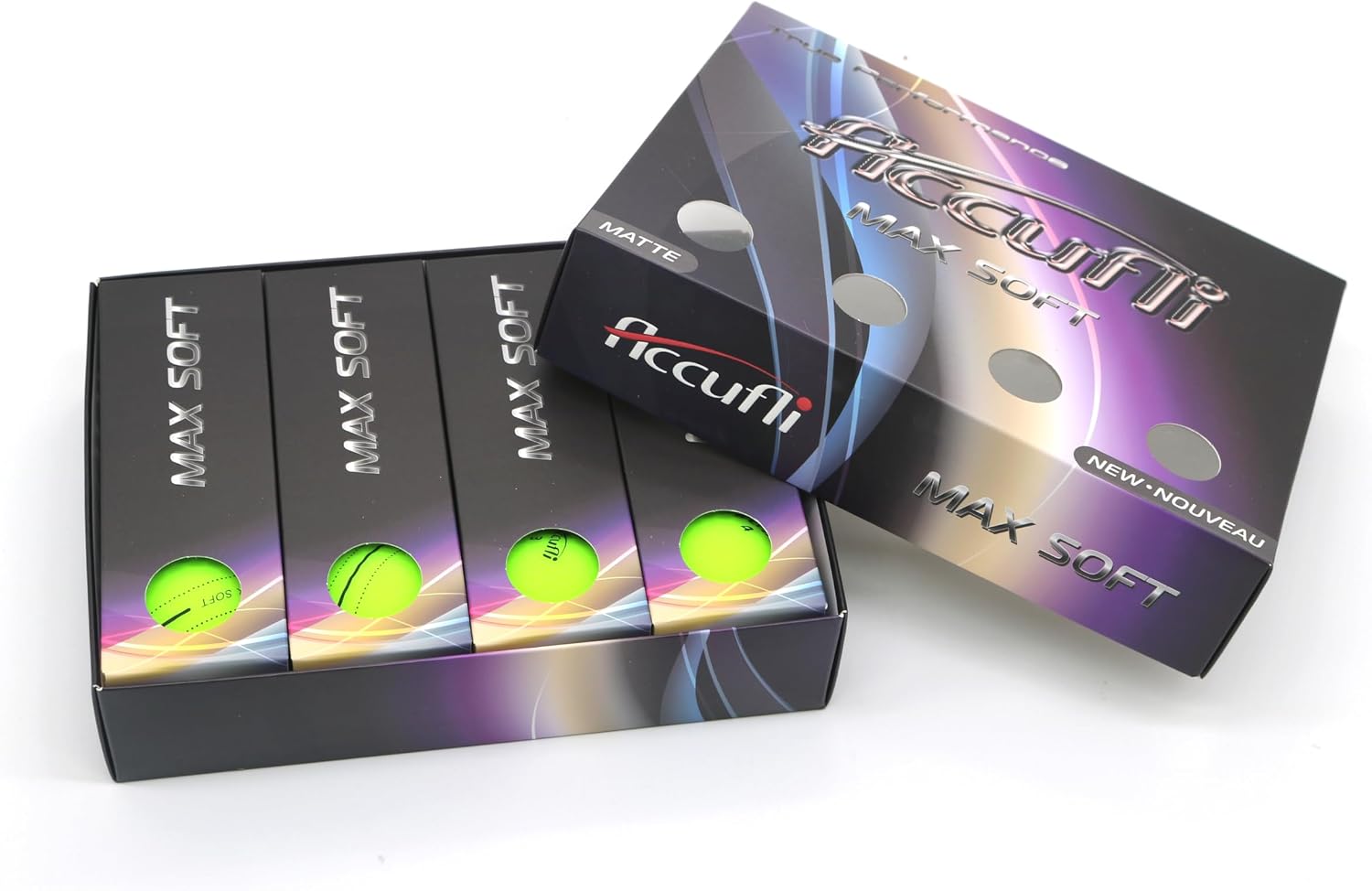 ACCUFLI Max Soft Matte Golf Balls