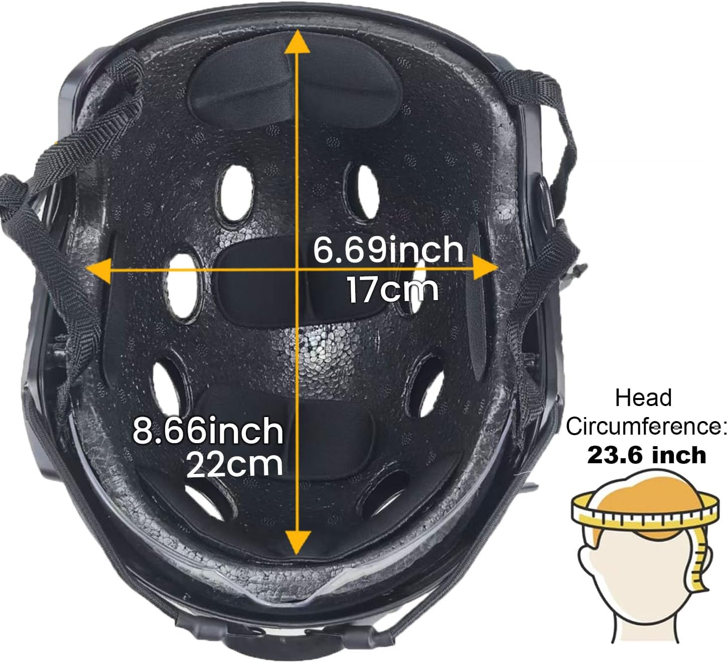 PJ Type Tactical Multifunctional Fast Helmet with Visor Goggles Version