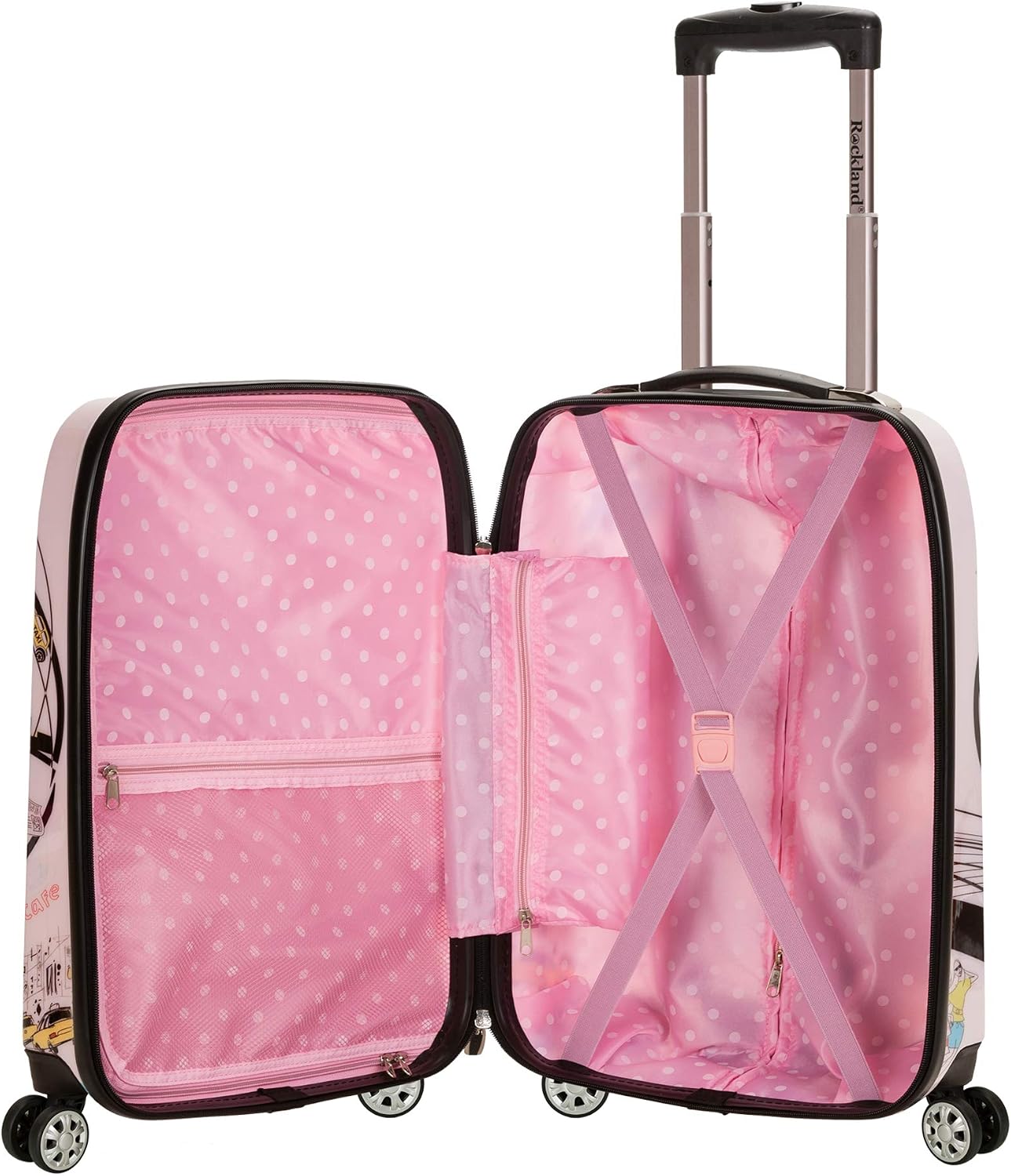 Rockland Departure Hardside 2 Piece Spinner Wheel Luggage, (20"/28"), Departure