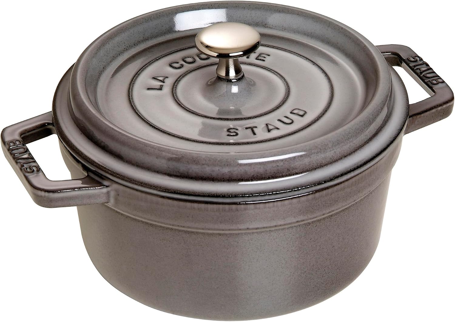Staub Round Cocotte - 5.5Qt - Grenadine