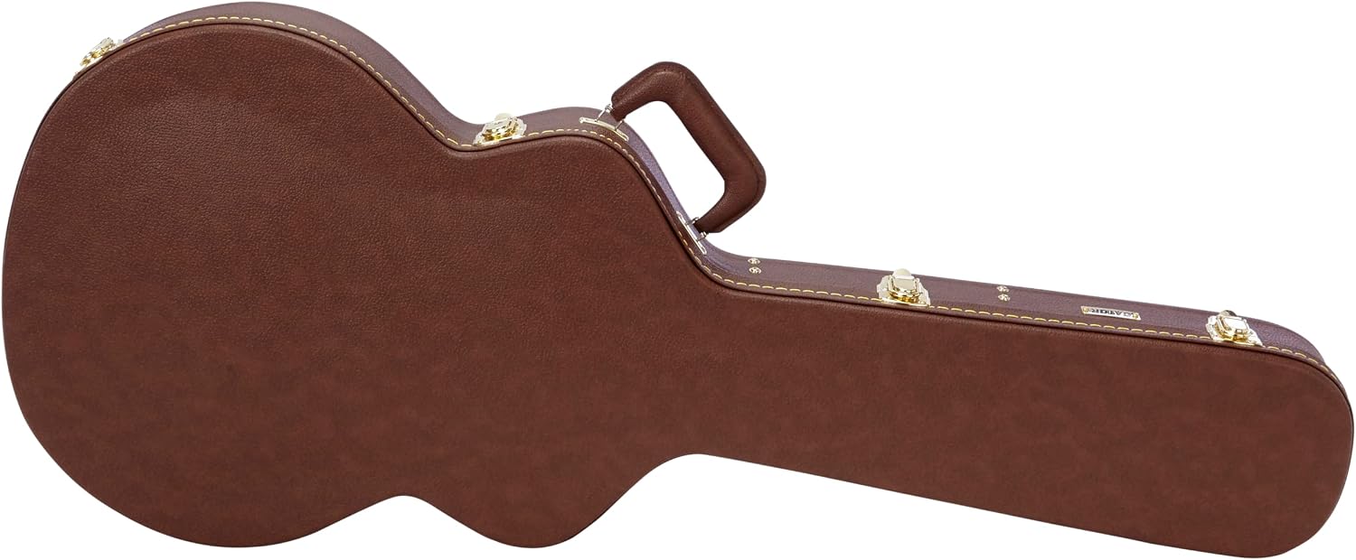 Gator Cases Deluxe Wood Case for SG Electric Guitars; Brown Exterior (GW-SG-BROWN)