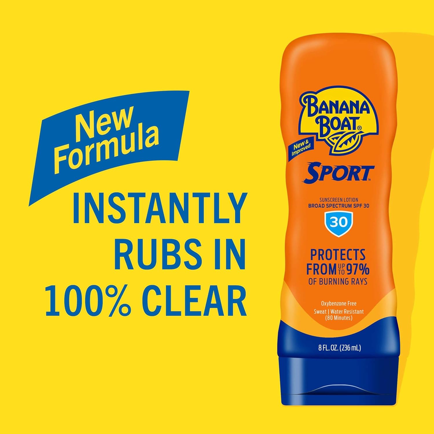 Banana Boat Sport SPF 50 Sunscreen Lotion, 8 Fl Oz