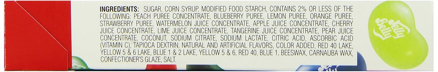 Jelly Belly Jelly Beans, 20 Flavors, .35-oz Trial Size Packs, 80 Count