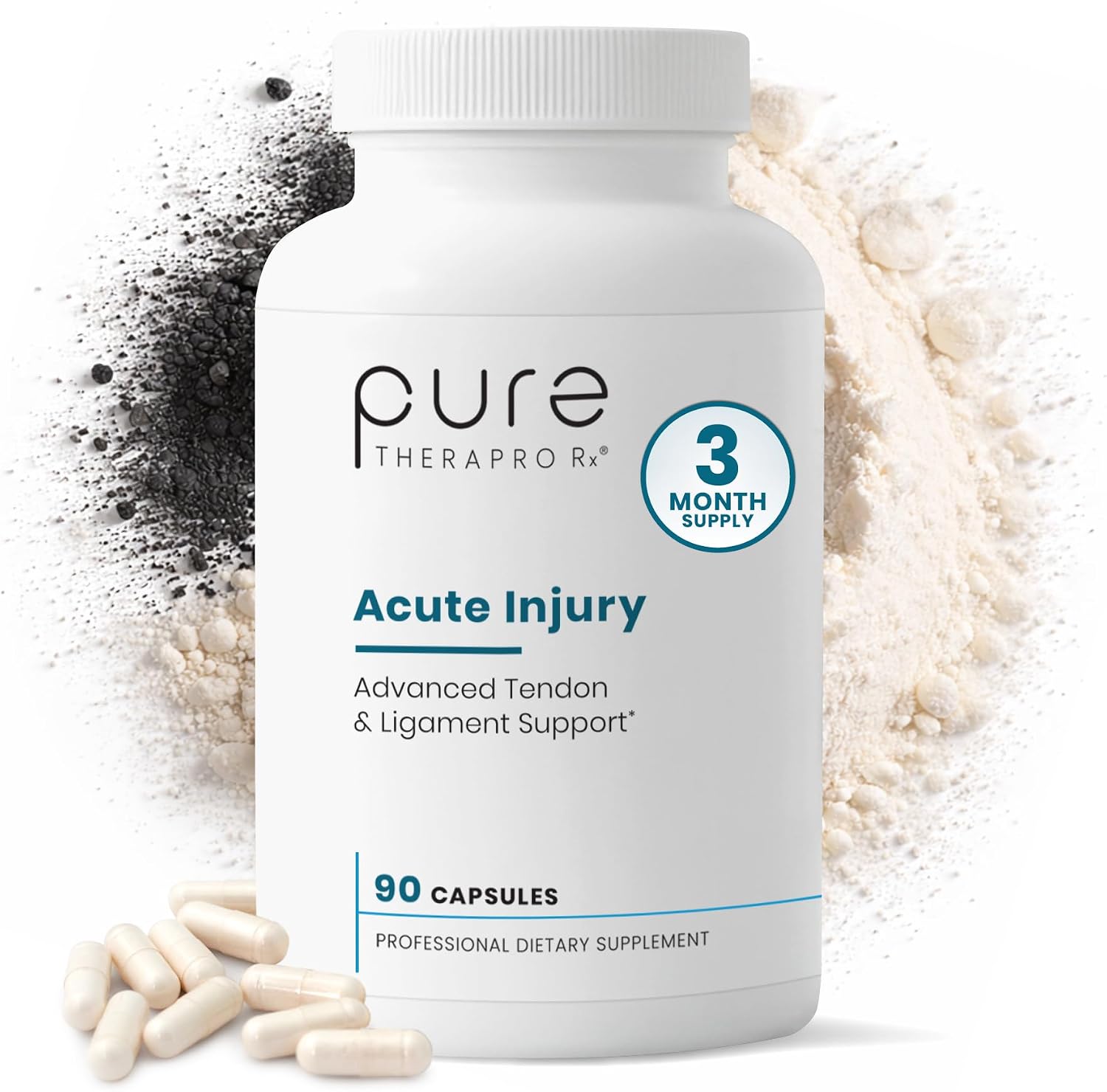 Pure Therapro Rx Acute Injury Tendon & Ligament Support, 90 Capsules | Once-Daily Capsule, Supports Movement & Physical Function, For Men & Women