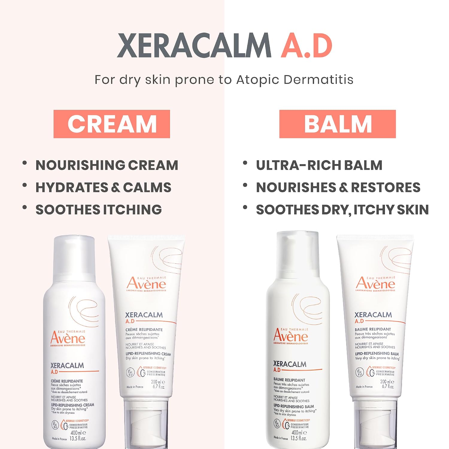 Avène XeraCalm A.D Lipid-Replenishing Cream