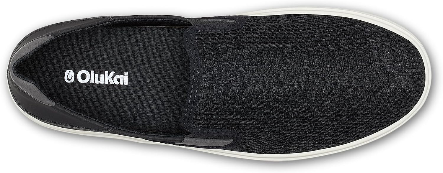 OluKai Lae'ahi Men's Slip On Shoes, Breathable Everyday Sneaker