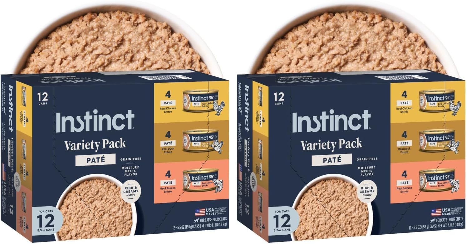 Instinct Original Grain Free Real Rabbit Recipe Natural Wet Canned Cat Food, 3 oz. Cans (Case of 24) | Rich & creamy pate texture, high protein, real rabbit, whole-food ingredients, grain-free, hydration support