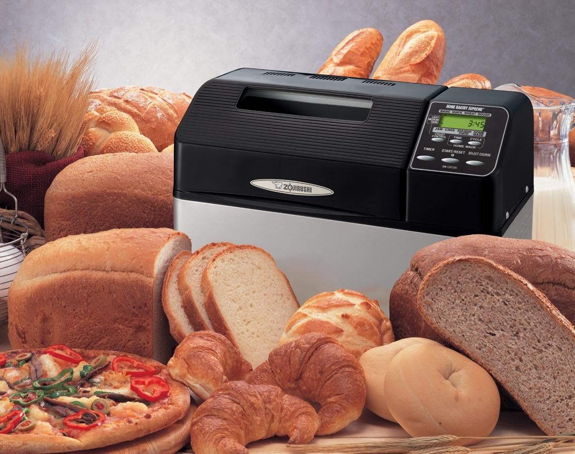 Zojirushi Home Bakery Supreme Breadmaker | Cake, jam and dough settings, 13-hour timer, quick-bake mode
