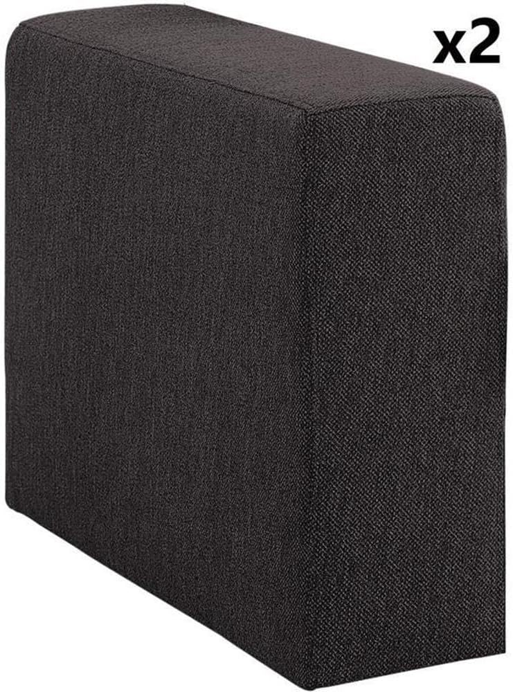 Lilola Home Jules 4 Seater Sofa in Dark Gray Linen