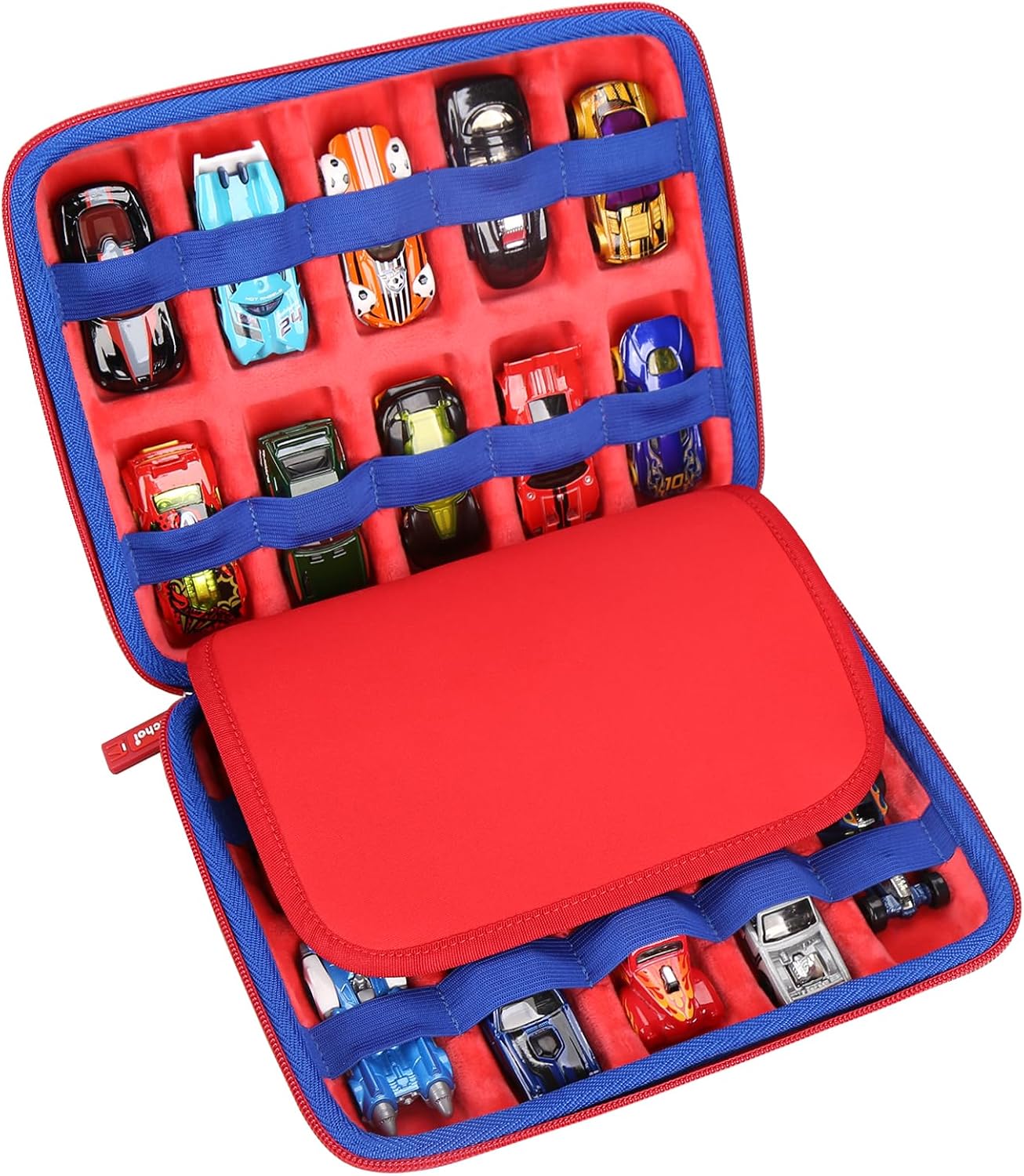 Mchoi Hot Wheels Case Storage for HOT WHEELS20 Cars, Toy Car Organizer for Your Matchbox Cars Storage, Case Only