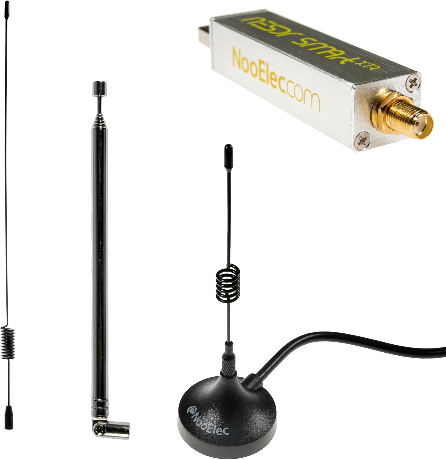 Nooelec NESDR SMArt XTR HF Bundle: 300Hz-2.3GHz Software Defined Radio Set for LF/HF/UHF/VHF. Includes NESDR SMArt XTR RTL-SDR