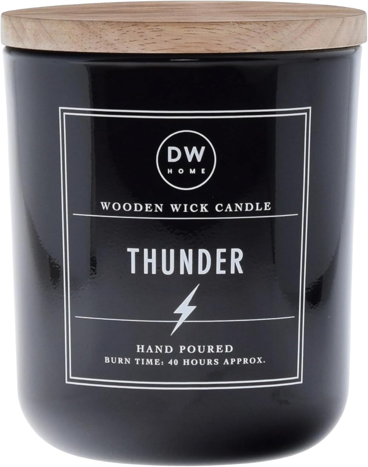DW Home Warm Tobacco Pipe Scented Candles, 15 oz Large Double Wick Jar, Up to 56 Hour Burn Time, Strong Long Lasting Woodsy Fragrance, Gifts for Men & Women