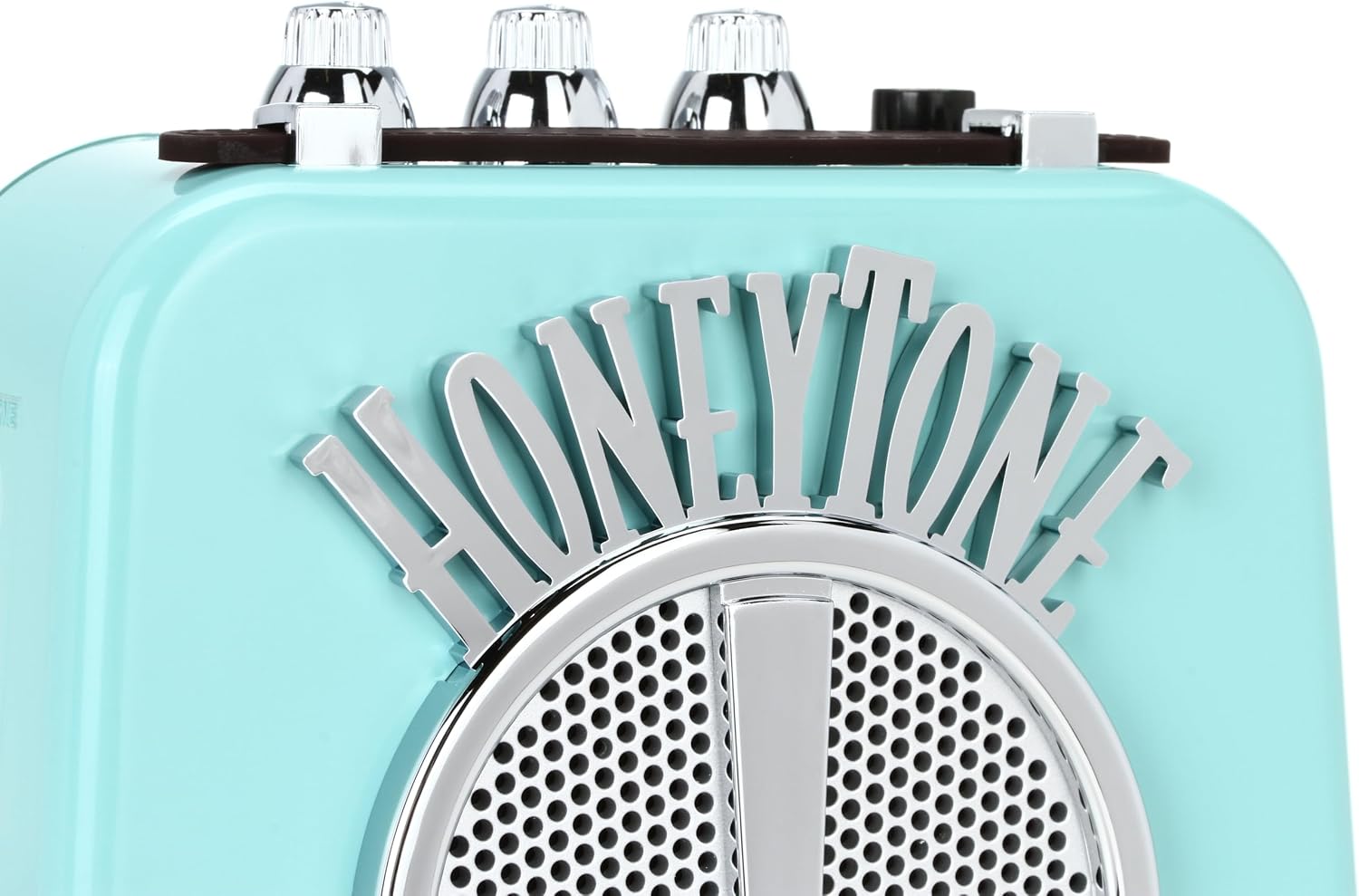 Danelectro Honeytone N-10 Guitar Mini Amp, Aqua | Includes belt clip