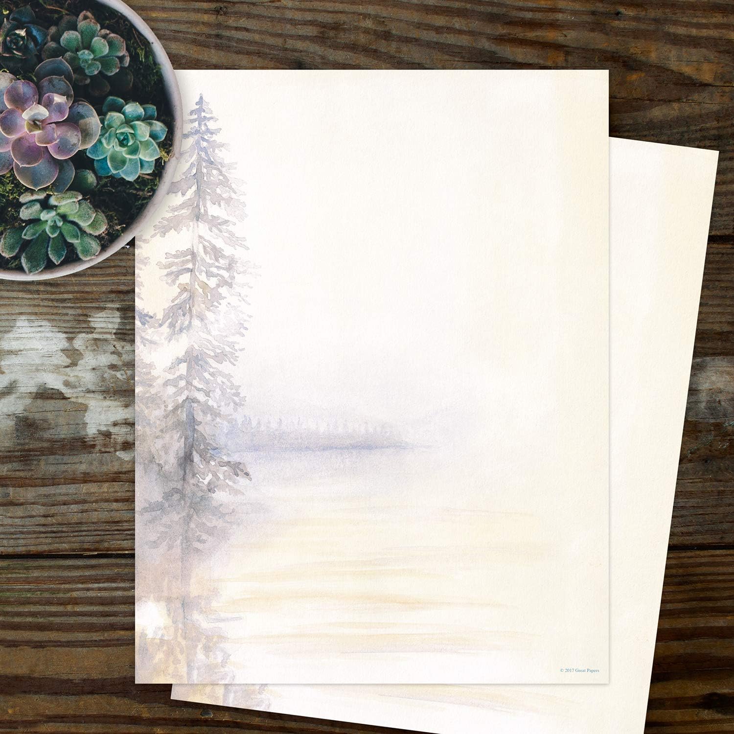 Great Papers! Horizon Letterhead, 8.5 x 11 Inches, 80 Count (2013184)