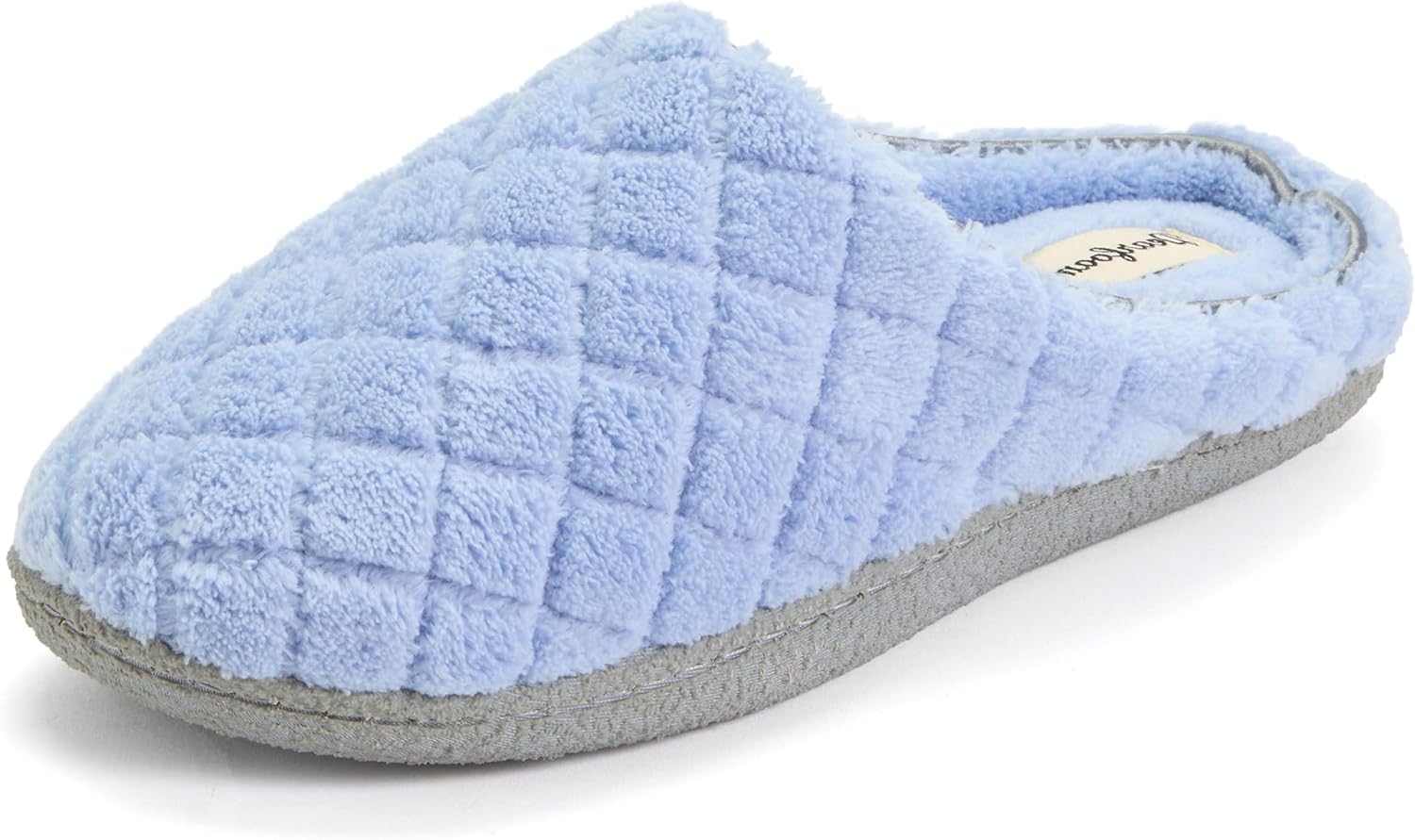 Leslie Terry Clog House Shoes with Memory Foam, Indoor Slippers with Wide Widths