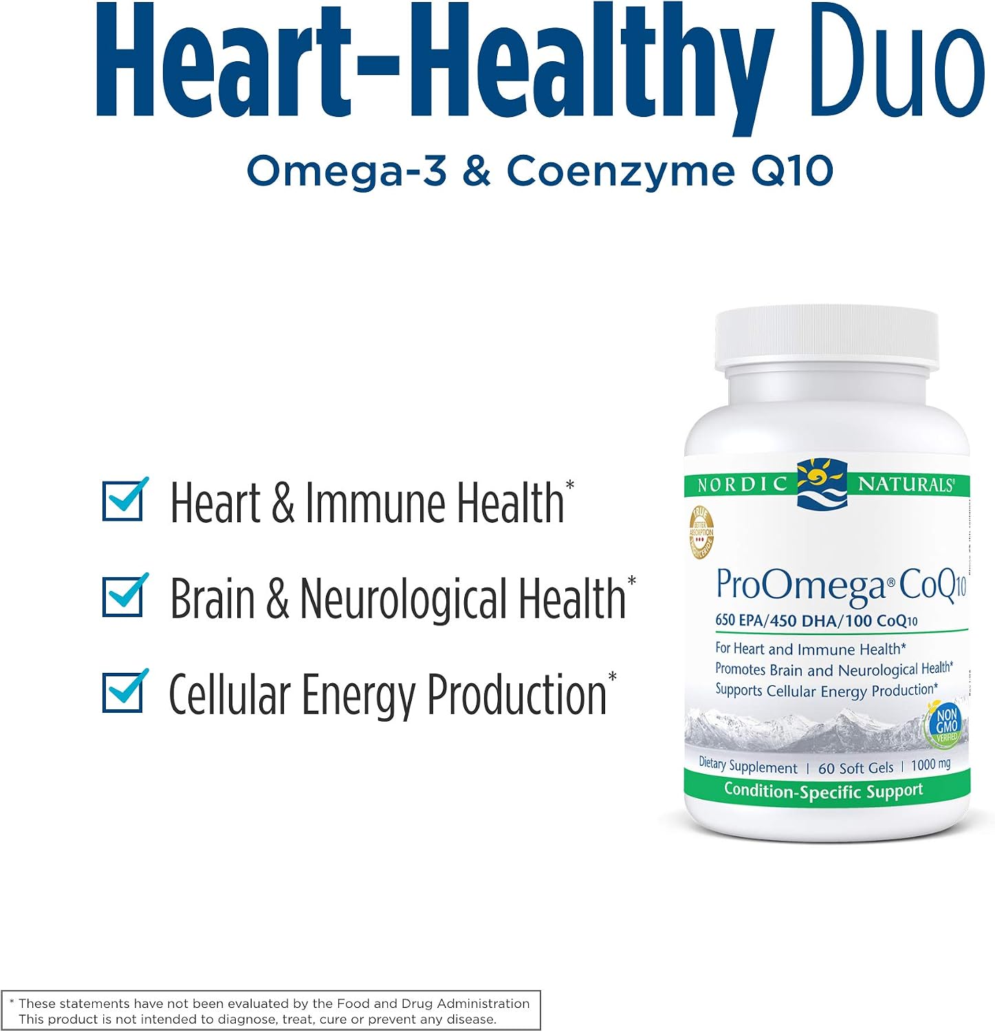 ProOmega CoQ10 1000mg 60 Softgels