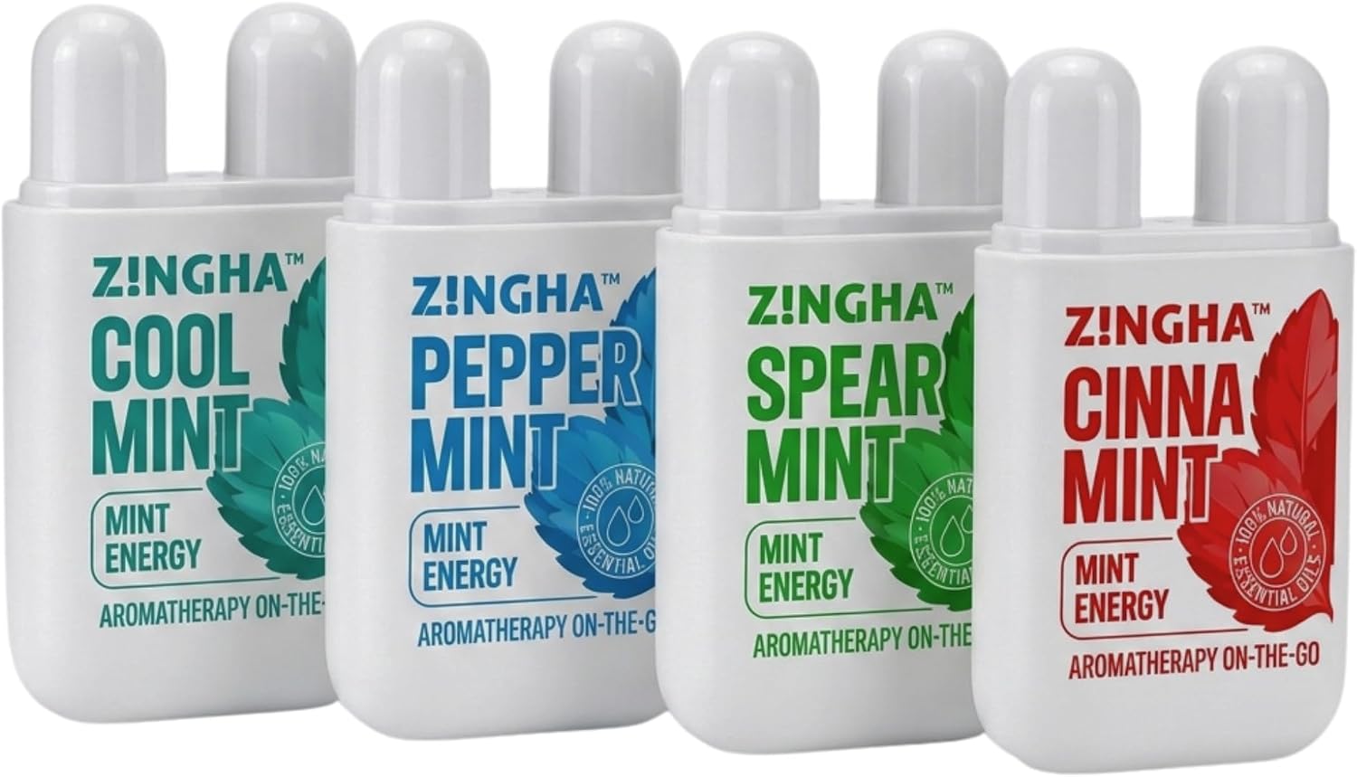 ZINGHA Nasal Stick - Instant Clear Breathing & Sinus Relief | Strong Aromatherapy Inhaler with Natural Essential Oils | Portable Mood Boost & Mental Clarity Reset
