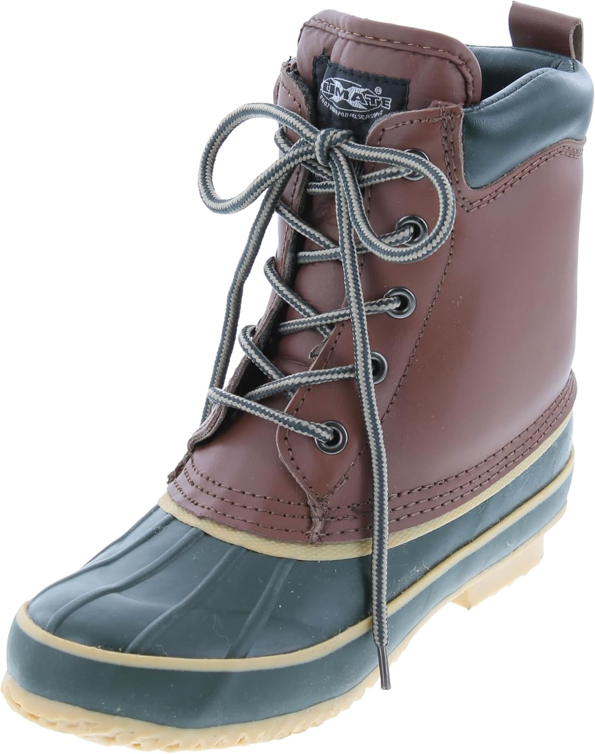 Womens Sb21 Duck Boots Leather Waterproof Thermolite Insulated Hiking 5-Eye Winter Shoes