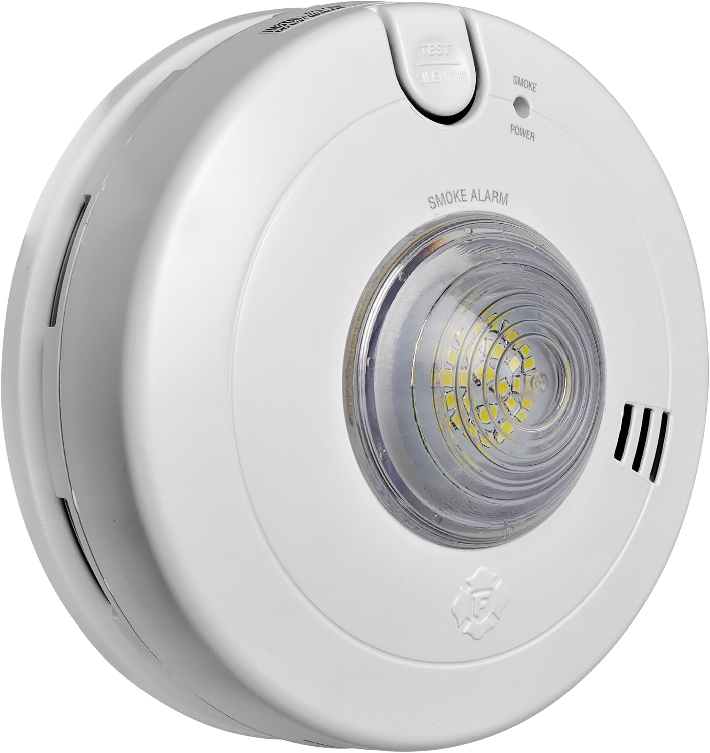 First Alert BRK 7020BSL Hardwired Hearing Impaired Smoke Detector with LED Strobe Light , white