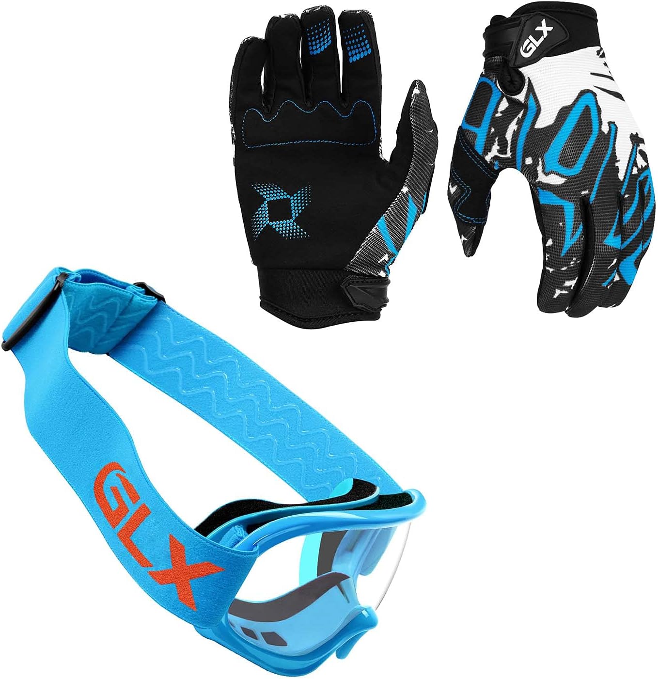 GLX GX623 Youth ATV & Dirt Bike Helmet Combo, DOT | Adult-Level Safety for Kids: Premium, full-grown protection engineered into a comfortable, youth-sized package