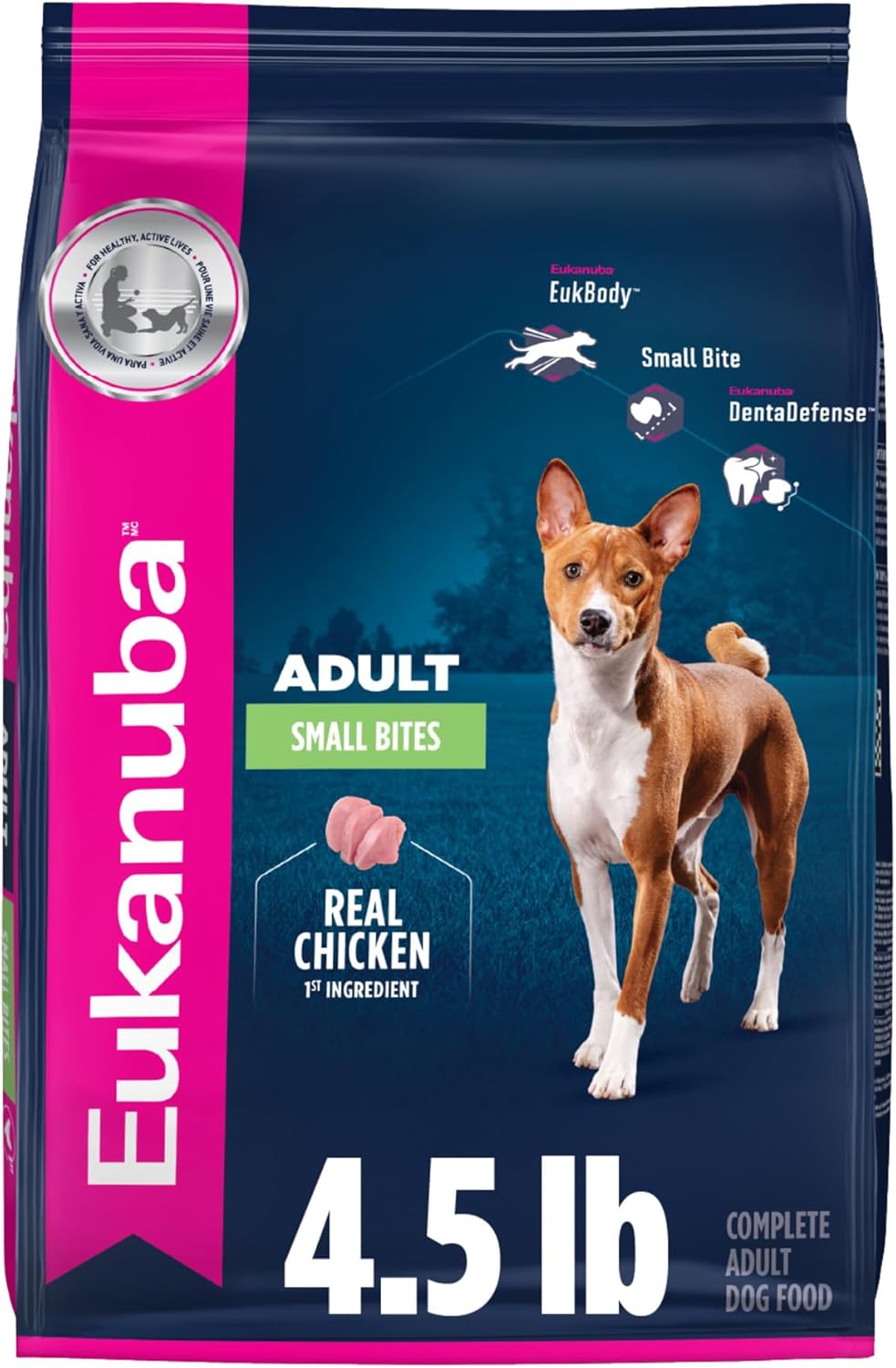 Eukanuba Adult Small Bites Dry Dog Food, 4.5 lb Bag
