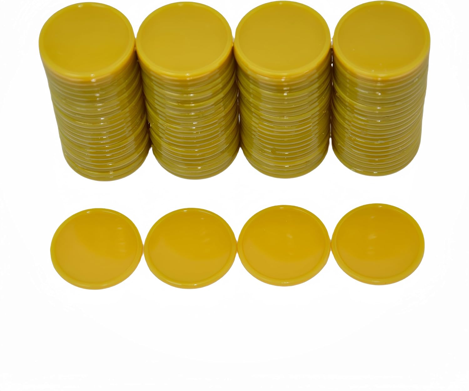 Smartdealspro Set of 100 25MM/1 Inch Opaque Plastic Learning Counting Counters Poker Chips (Red)