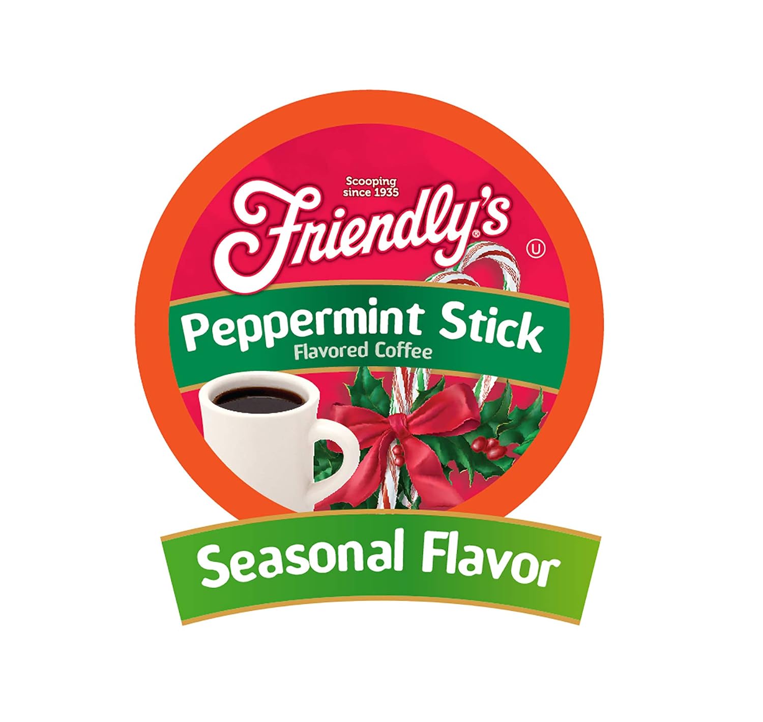 Friendly's Chocolate Mint Ice Cream Flavored Coffee Pods for Keurig K Cup Brewers, Mint Chocolate Chip, 40 Count (Pack of 1)