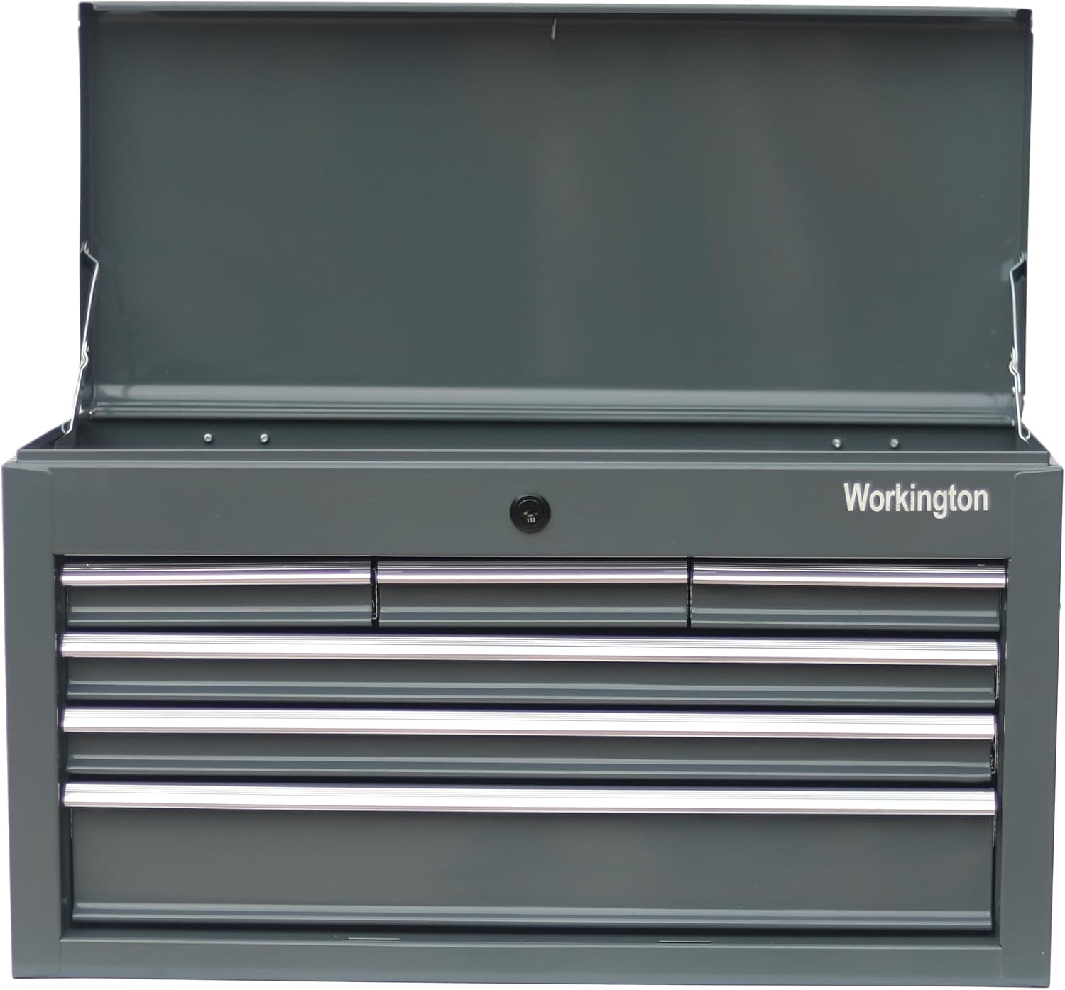 Workington Portable Metal Tool Chest with 6 Drawers, 24" 6-Drawer Tool Chest Cabinet with Ball Bearing Drawer Slides