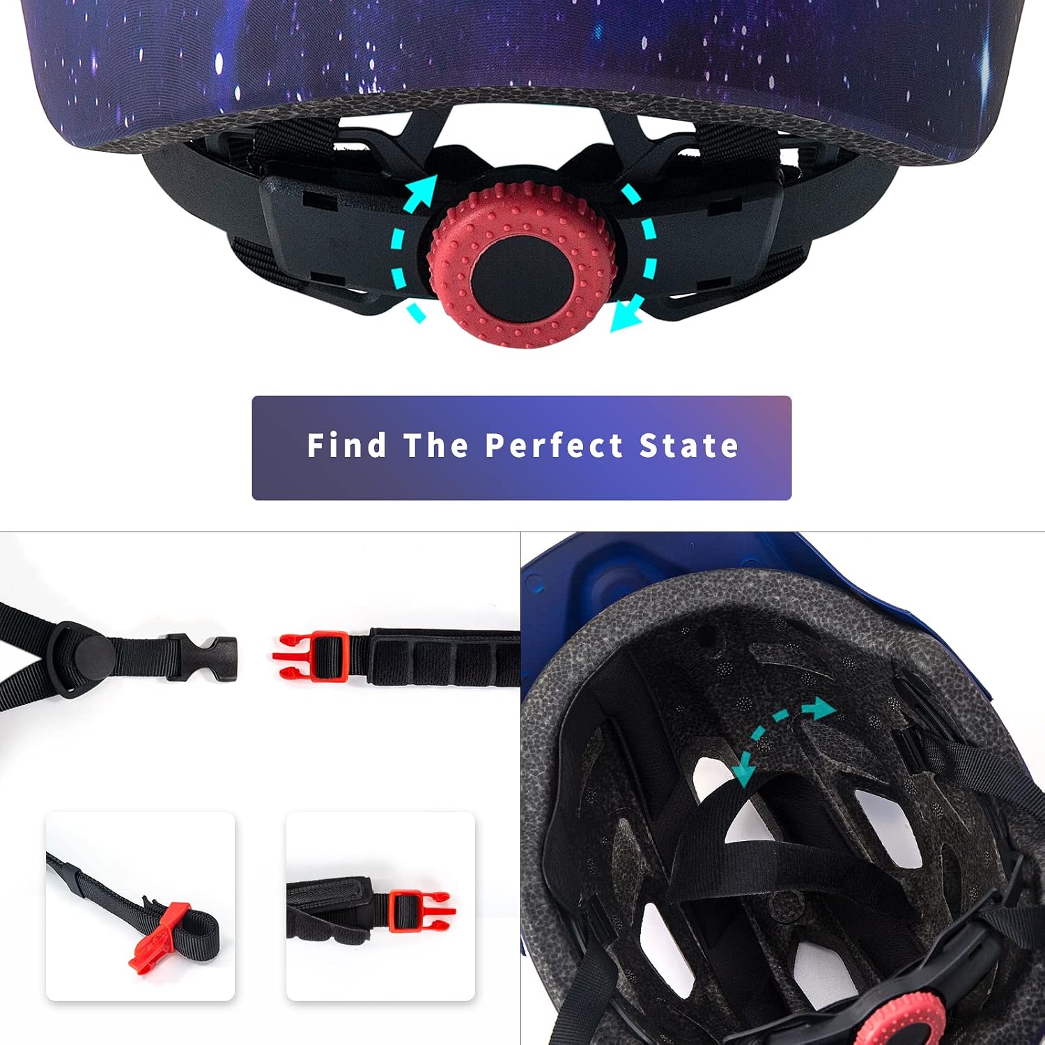 Kids Helmet, SIFVO Kids Bike Helmet Boys and Girls Bike Helmet with Cool Visor Helmet for Kids 5-14