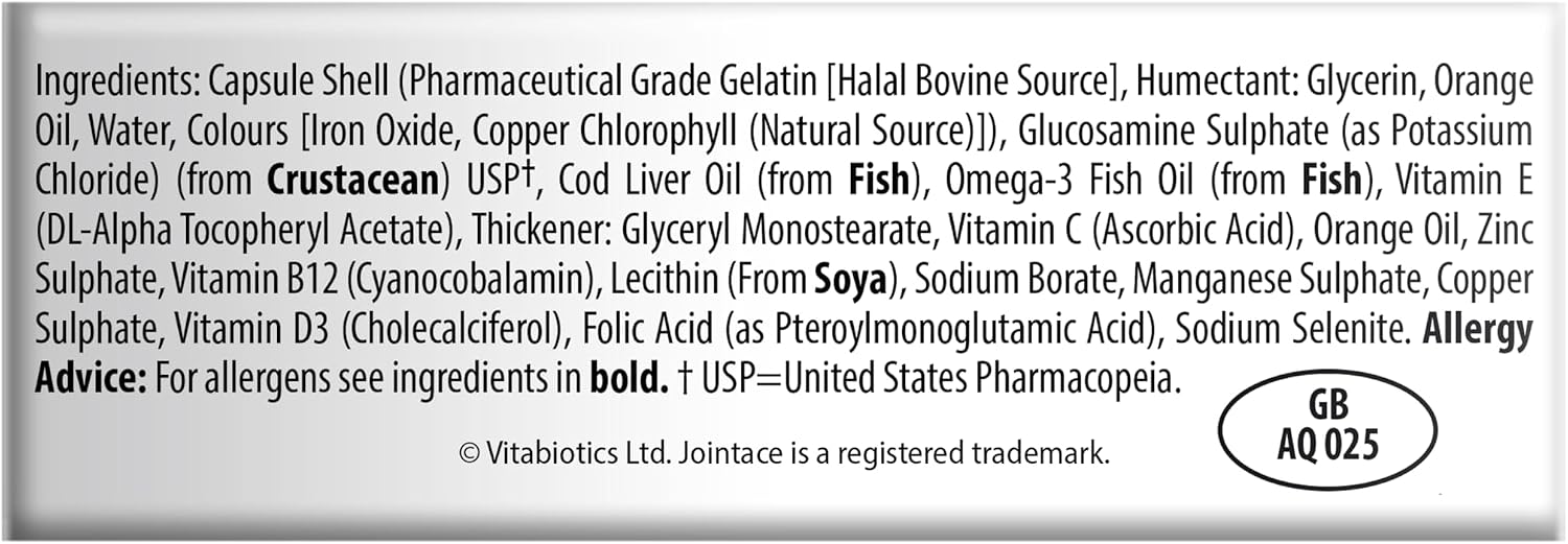 Jointace by Vitabiotics Omega-3 Capsules x 30