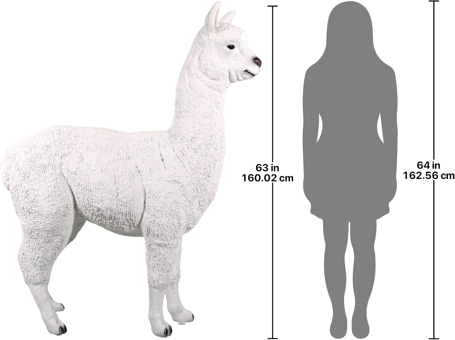 Design Toscano The Alpacalypse of Alpaca Garden Statues: Large