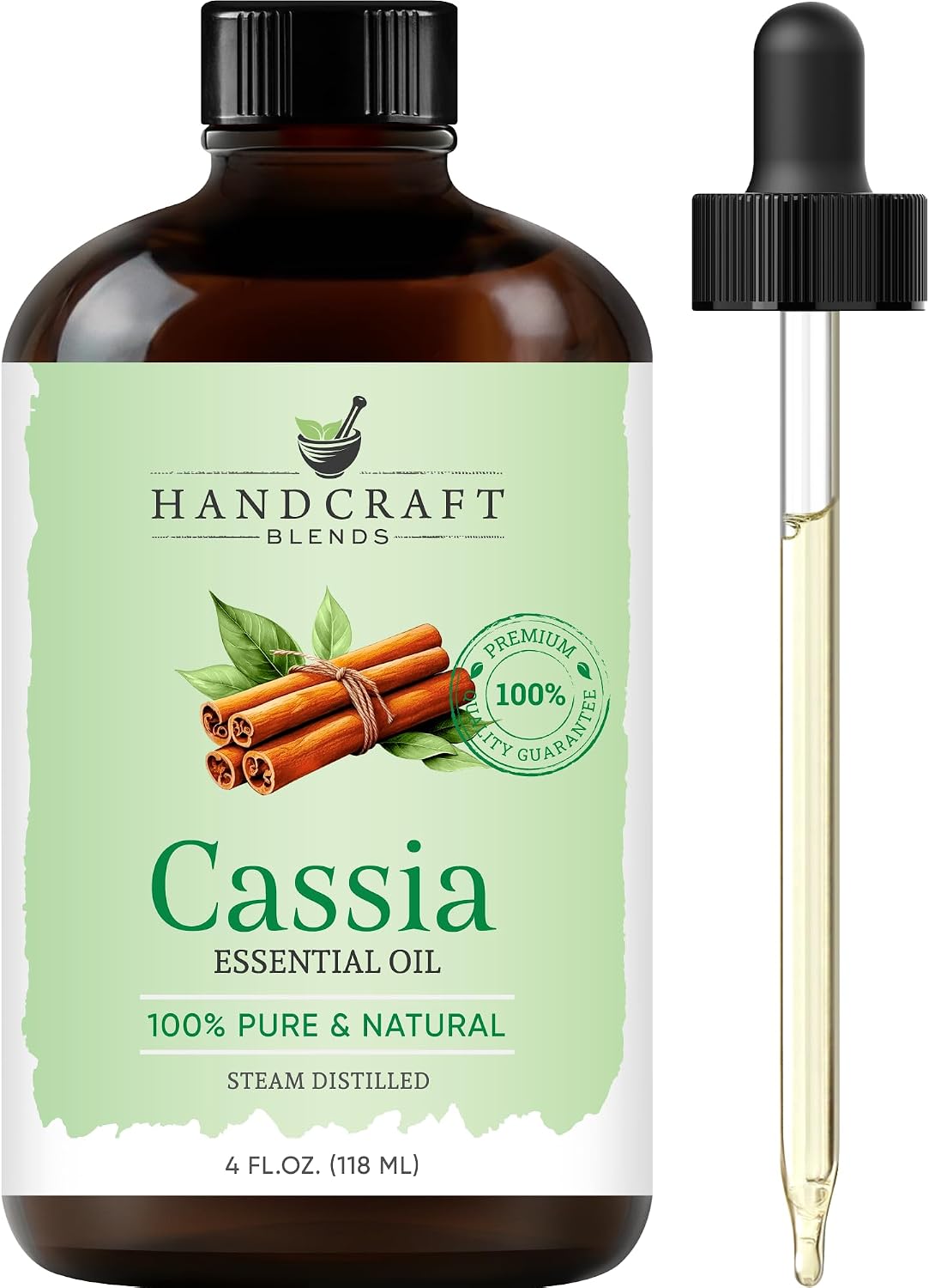 Handcraft Blends Peppermint Essential Oil – Huge 4 Fl Oz – 100% Pure and Natural – Premium Grade Essential Oil for Diffuser and Aromatherapy, Skin, Massage, Candle and Soap Making Fragrance