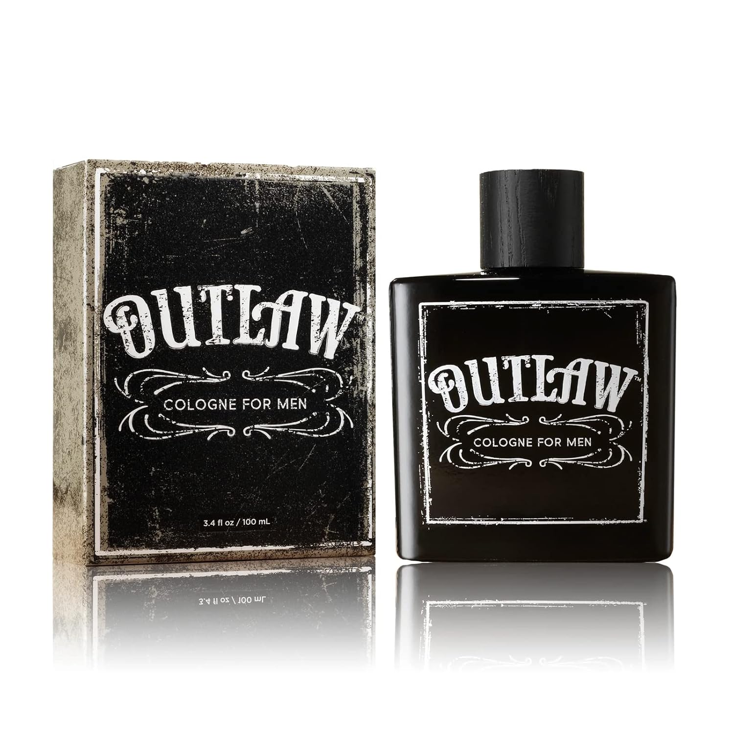 Tru Western Outlaw Men’s Cologne - Refreshing Bergamot, Lavender and Fir Balsam for a Sensual Aroma - 3.4 fl oz