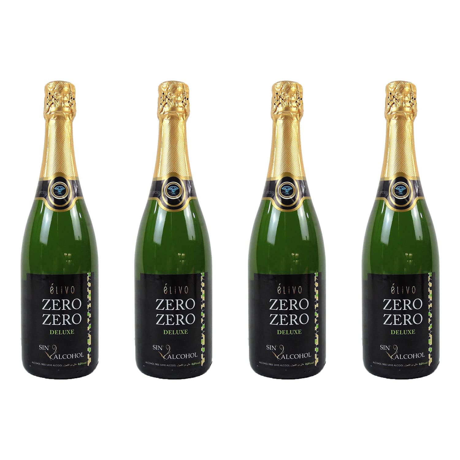 Élivo Zero Zero Deluxe Red Dealcoholized 0.0% Non-Alcoholic Red Wine From Spain 750ml, Low Sugar, Low Calories (1 Bottle)