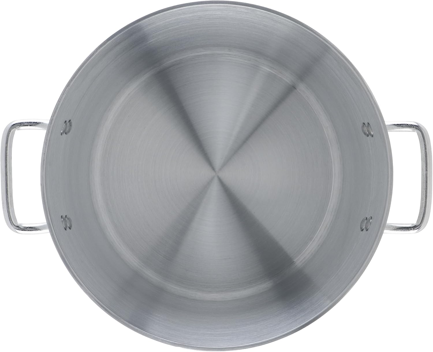 Winco 20 qt Aluminum Heavy-Duty Stock Pot | Thick walls, Riveted handles, Wide base, Great for Stocks, Soups, Pasta and Batch Cooking