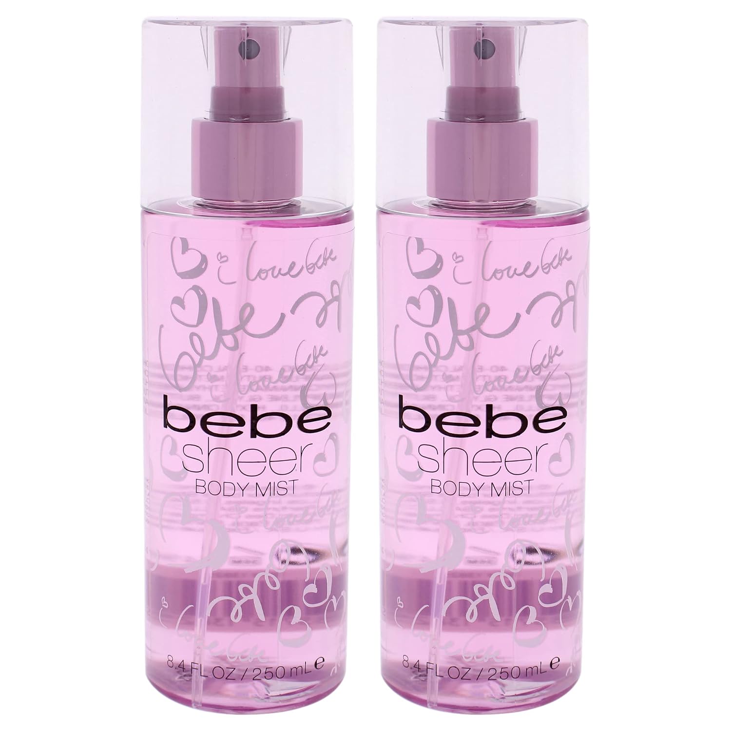 Bebe Sheer Eau de Parfum Spray for Woman - Long Lasting Amber Floral Womens Fragrance - Notes of Citrus Cocktail, Pink Peony and Sandalwood Perfume for Women - 3.4 oz