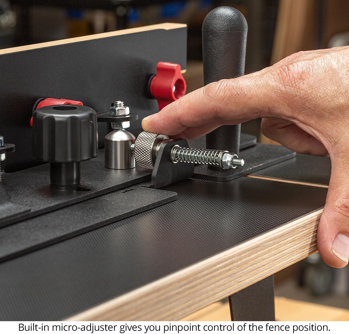 Woodpeckers StabilMaxRT+ Router Table System, USA Made Portable Benchtop Router Table