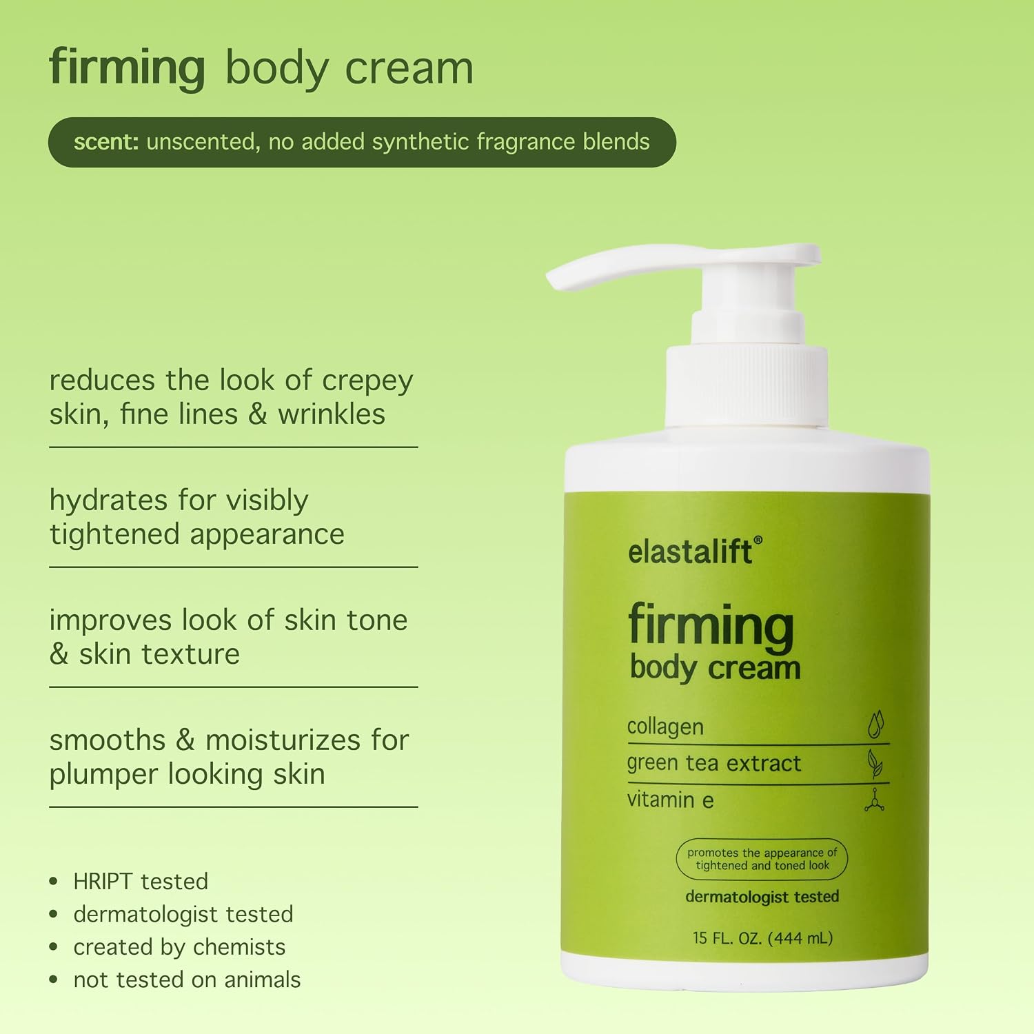 Elastalift Collagen Cream Skin Care Face Lotion & Body Lotion | Fragrance Free Skin Tightening Cream Collagen Firming Lotion Body Moisturizer For