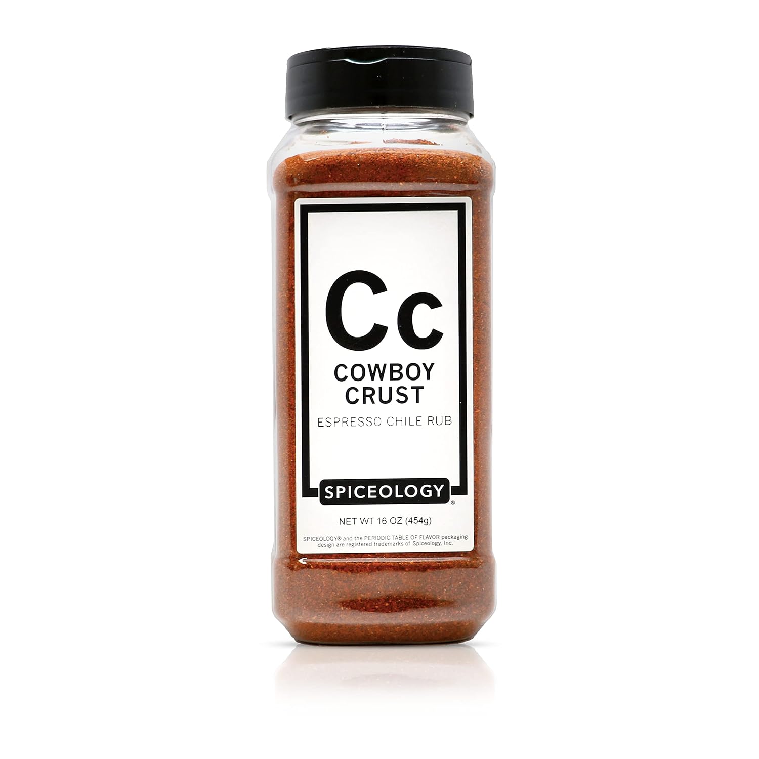 Spiceology Cowboy Crust Espresso Chile Seasoning, 4.4 oz | Bold Coffee Spice Blend & Dry Rub For Beef Brisket, Pork Chops, Steak, Chicken Thighs & Ribs