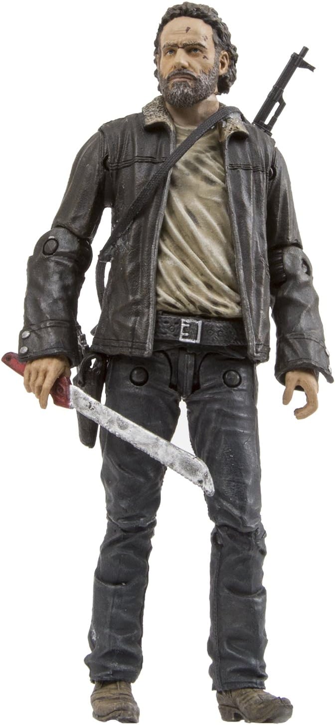 McFarlane Toys The Walking Dead TV Series 8 Rick Grimes Action Figure | The Walking Dead 5 Inch Action Figure TV Series 8 - Rick Grimes