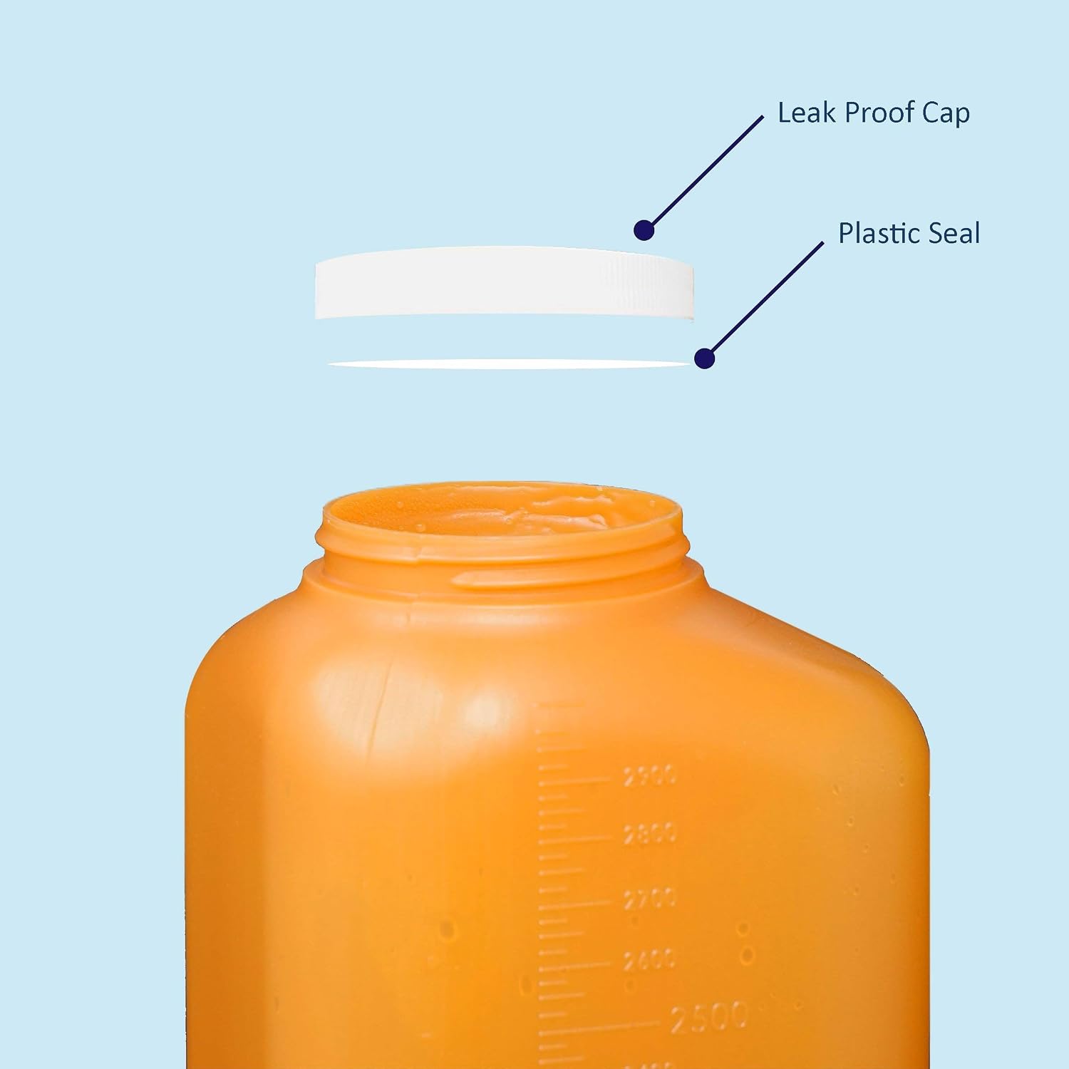 Oakridge Male Urine Collector with Lid, Leakproof