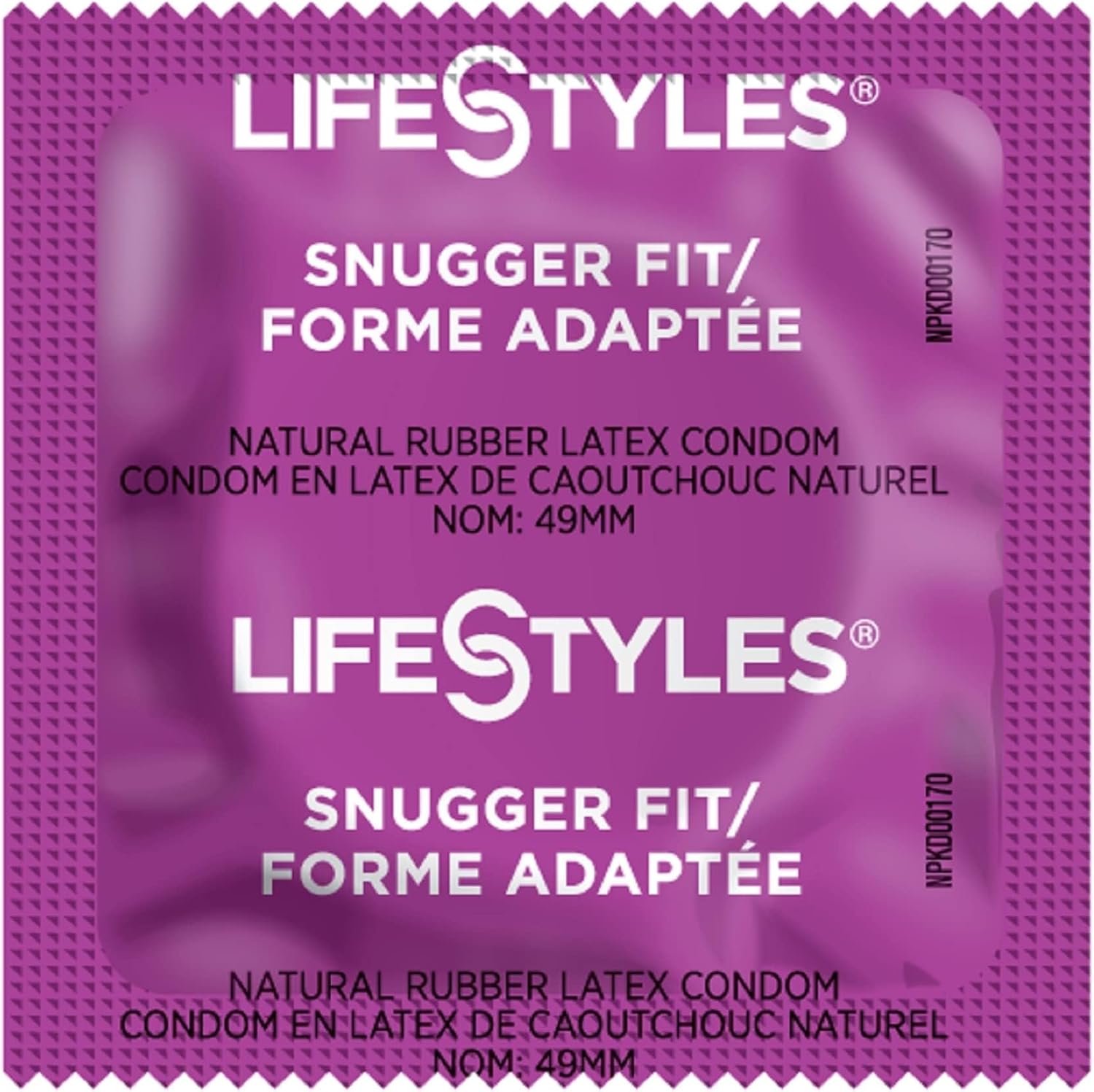 Lifestyles Snugger, Tighter Fit Latex Condoms with Silver Pocket Case-24 Count