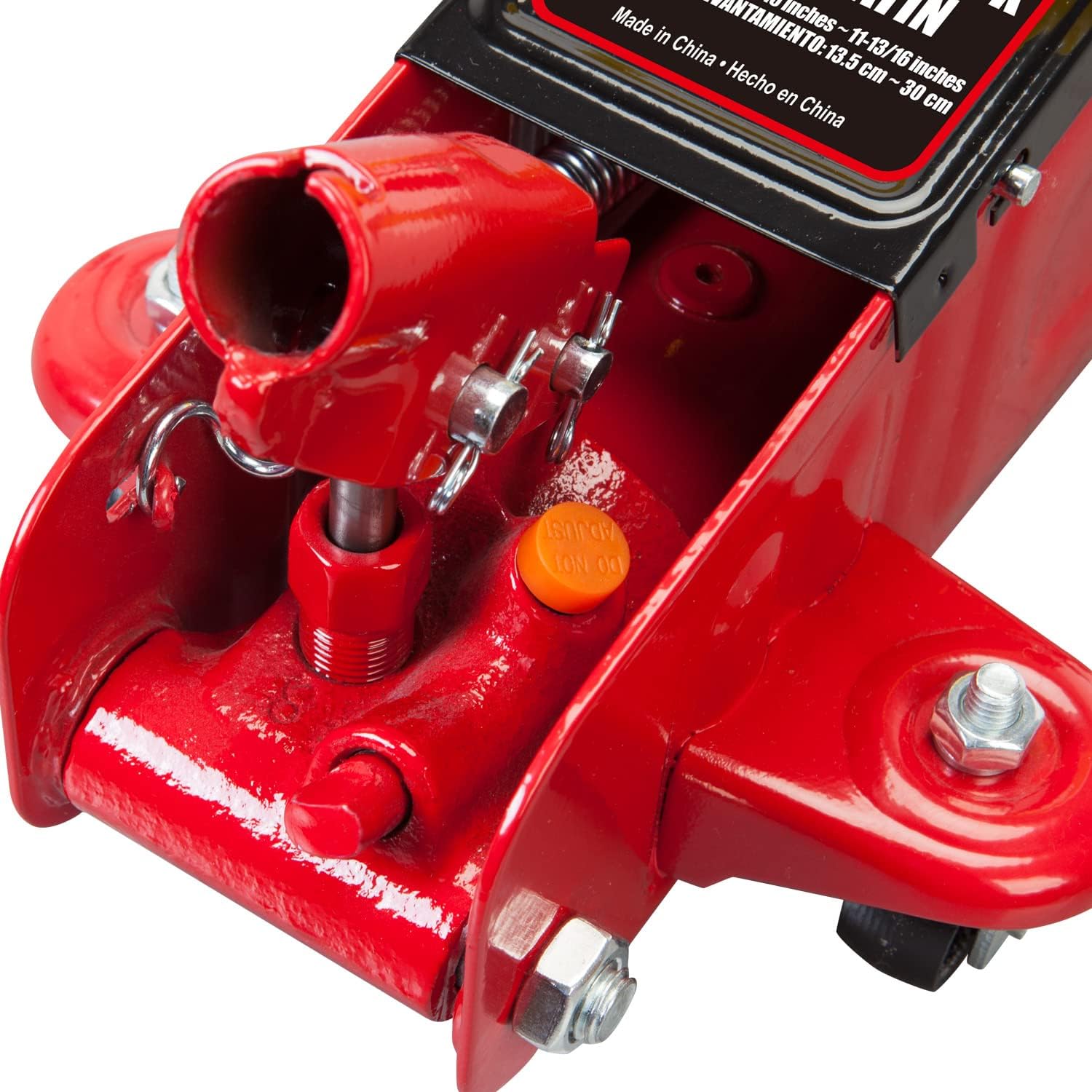 BIG RED AT84007R Torin Hydraulic Low Profile Service/Floor Jack with Dual Piston Quick Lift Pump, 4 Ton (8,000 lb) Capacity, Red