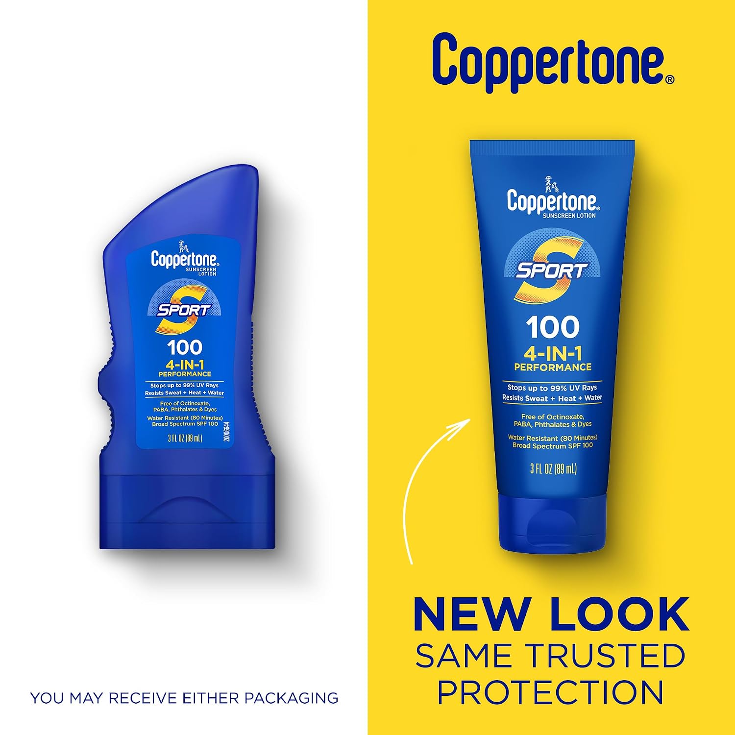 Coppertone SPORT Sunscreen Lotion SPF 30, 7 FL OZ | Sunscreen Lotion with Vitamin E, Sweat, Heat and Water Resistant, PABA, Oxybenzone, Octinoxate, Paraben and Dye Free
